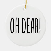 OH LASS! KERAMIK ORNAMENT (Vorne)