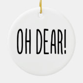 OH LASS! KERAMIK ORNAMENT (Hinten)