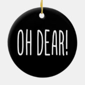 OH LASS! KERAMIK ORNAMENT (Hinten)