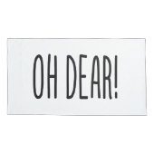 OH LASS! KISSENBEZUG (Rückseite-Links)