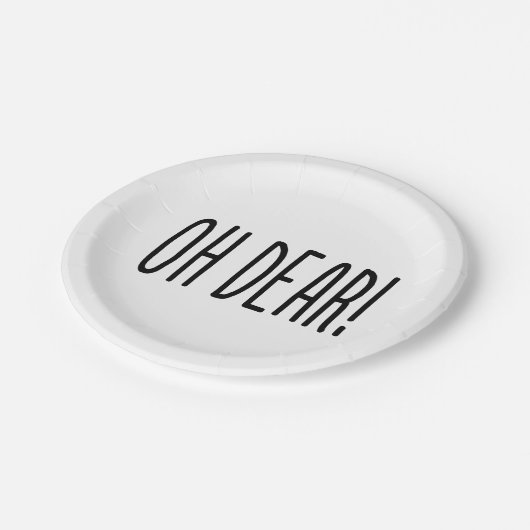 OH LASS! PAPPTELLER (Schrägansicht)