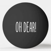 OH LASS! TISCHTENNISBALL (Vorderseite)