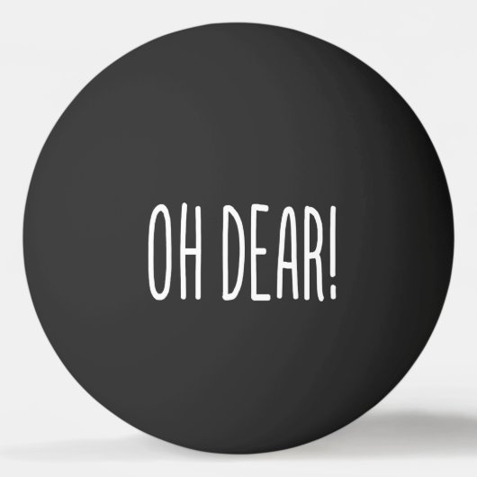 OH LASS! TISCHTENNISBALL (Vorderseite)