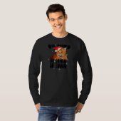 Oh Lawd He Comin' Chonk Weihnachtskatze Meme Funny T-Shirt (Vorne ganz)
