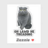 Oh Lawd He Treading Aufkleber (Blatt)