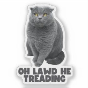 Oh Lawd He Treading Aufkleber