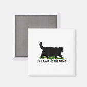 Oh Lawd He Treading Vote Harris Waltz 2024 Kamala Magnet (Vorderseite/Rückseite)