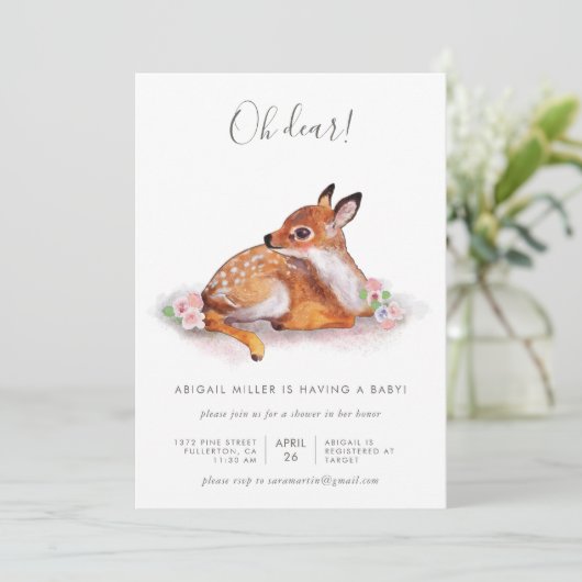 Oh, liebe! einladung (Stehend Vorderseite)