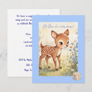 Oh lieber Baby Shower Digital Download Einladung