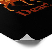 Oh Lieber Trendiger Sauberer Design Poster (Ecke)