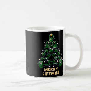 Oh Liftmas Baum Kettlebell Fitnessstudio hässliche Kaffeetasse