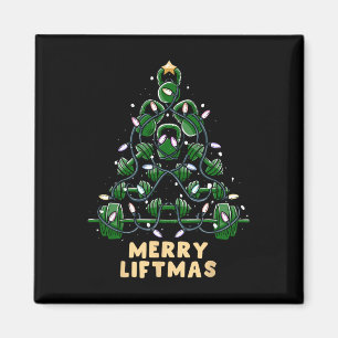 Oh Liftmas Baum Kettlebell Fitnessstudio hässliche Magnet
