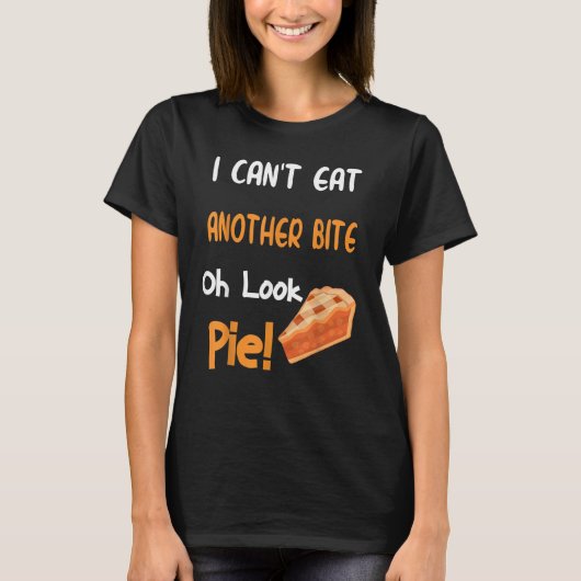 Oh Look Pumpkin Pie Thanksgiving 1 T-Shirt (Vorderseite)