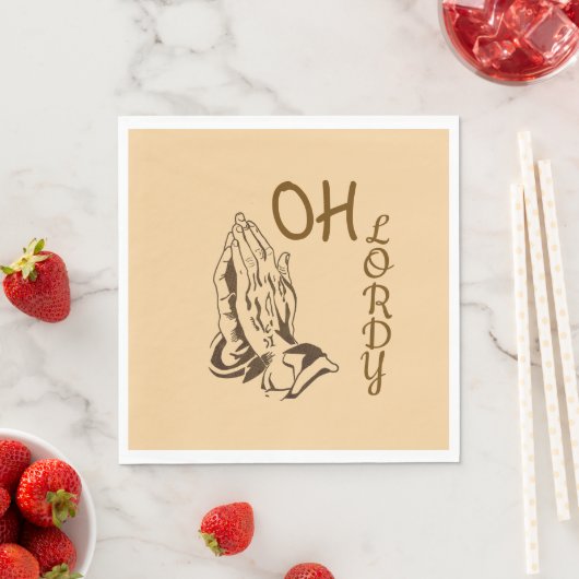 Oh Lordy Papiertaschentuch Serviette (Beispiel)