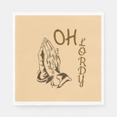 Oh Lordy Papiertaschentuch Serviette (Vorderseite)
