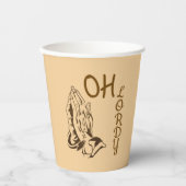 Oh Lordy Papiertasse Pappbecher (Vorderseite)