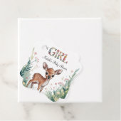 Oh Mädchen: Kleine Hirschgewächshaus-Kinderdusche Geschenkanhänger (Beispiel)