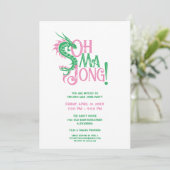 Oh Mah Jong! | Mah-Jongg Einladung (Stehend Vorderseite)