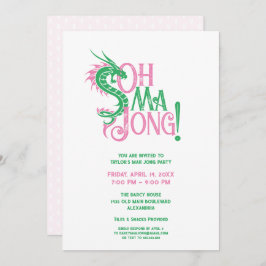 Oh Mah Jong! | Mah-Jongg Einladung