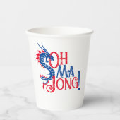 Oh Mah Jong! | Mah-Jongg Pappbecher (Vorderseite)