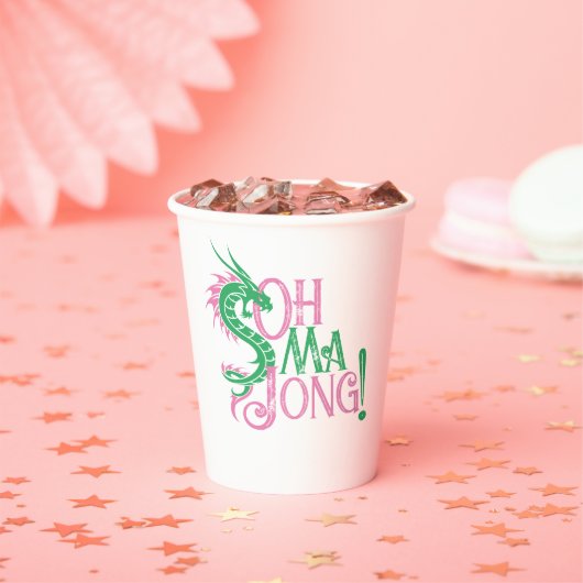Oh Mah Jong! | Mah-Jongg Pappbecher (Insitu)