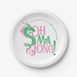 Oh Mah Jong! | Mah-Jongg Pappteller