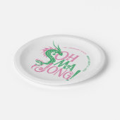 Oh Mah Jong! | Mah-Jongg Pappteller (Schrägansicht)