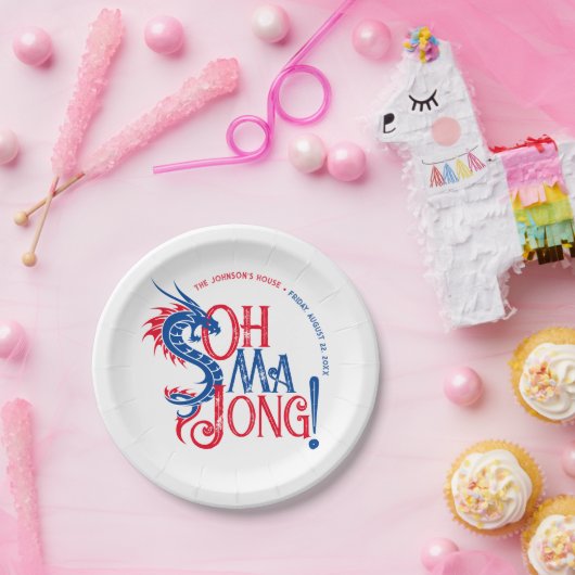 Oh Mah Jong! | Mah-Jongg Pappteller (Party)