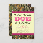 Oh Mann, ein kleiner Hund ist auf dem Weg! Camoufl Einladung (Vorne/Hinten)