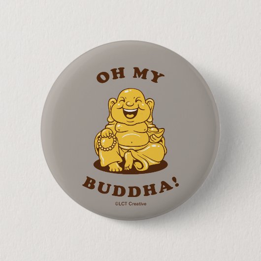 Oh mein Buddha Button (Vorderseite)