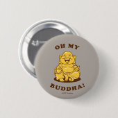 Oh mein Buddha Button (Vorne & Hinten)