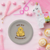 Oh mein Buddha Pappteller (Party)