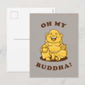 Oh mein Buddha Postkarte (Vorne/Hinten)