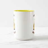 Oh mein Buddha Zweifarbige Tasse (Mittel)