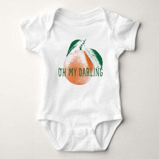 Oh mein Darling Clementine Baby Ein-Stück-Bodysuit Baby Strampler (Vorderseite)