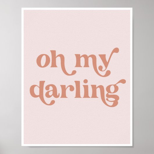 Oh mein Darling Poster (Vorne)