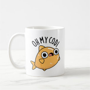 Oh mein Dorsch Lustiger Fisch-Wortwitz  Kaffeetasse