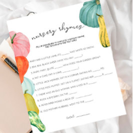 Oh mein Gott! - Baby Shower Kinderzimmer Rhymes Ga