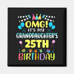 Oh mein Gott, es ist der 25. Geburtstag meiner Enk Magnet