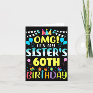 Oh mein Gott, es ist der 60. Geburtstag meiner Sch Karte