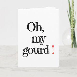 Oh, mein Gott! Halloween-Karte Karte