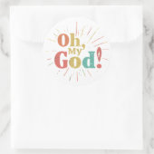 Oh mein Gott Sticker (Tasche)