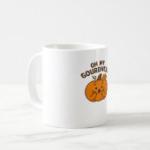 Oh mein Gott! - Überraschender Pumpkin Kawaii Art Kaffeetasse (Vorderseite Links)