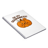 Oh mein Gott! - Überraschender Pumpkin Kawaii Art Notizblock (Rechte Seite)