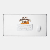 Oh mein Gott! - Überraschender Pumpkin Kawaii Art  Schreibtischunterlage (Tastatur & Maus)