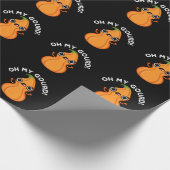 Oh mein Gourd Funny Veggie Pun Geschenkpapier (Ecke)