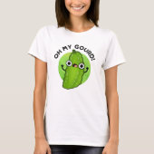 Oh mein Gourd Funny Veggie Pun T-Shirt (Vorderseite)
