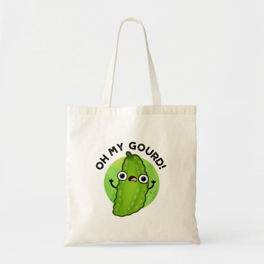 Oh mein Gourd Funny Veggie Pun Tragetasche (Vorne)