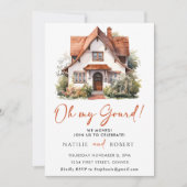 Oh mein Gourmet Fall Zuhause Housewarming Party Einladung (Vorderseite)