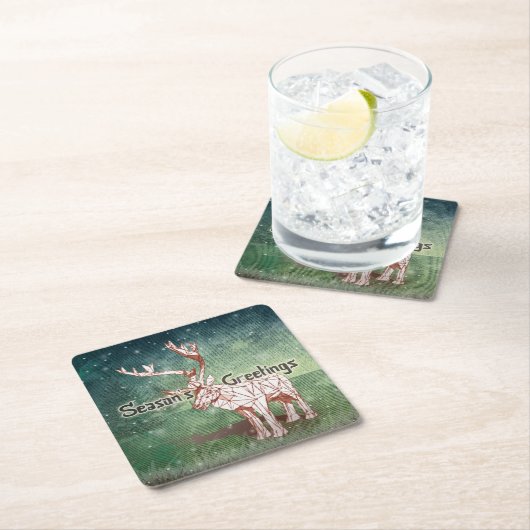 Oh mein Hirsch! Frohe Weihnachten! | Untersetzer t (Vor Ort)